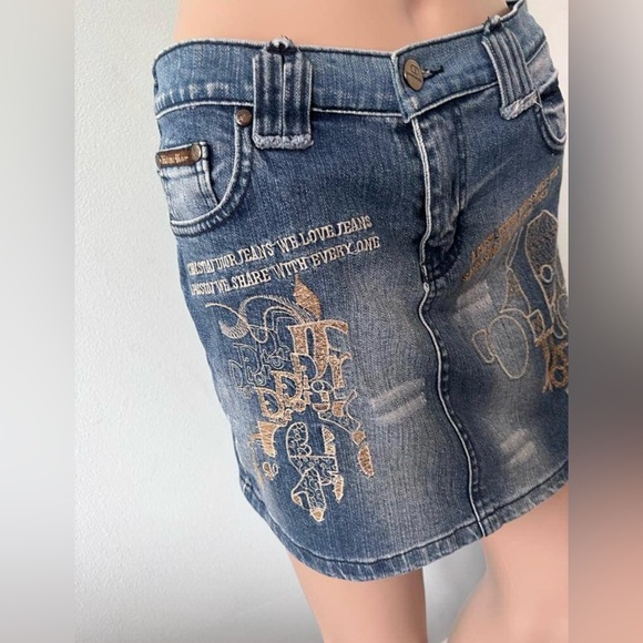 Christian Dior: Vintage - Blue Denim Fashion Piece - Picture 4 of 9